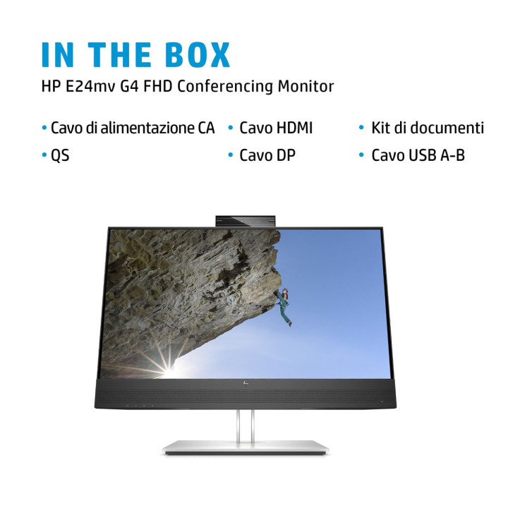 HP INC. HP E24MV G4 CONF FHD 23.8 1920X1080 3YWOFF